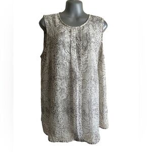 Dalia Snakeskin Print Women’s Tank Top • Used • Size: Large​
